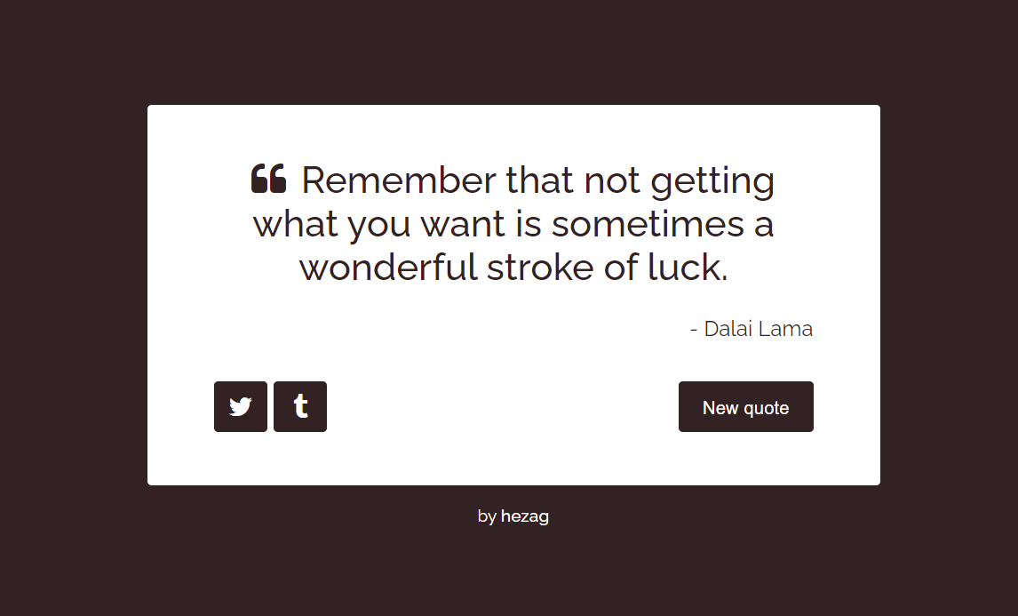 this was a qoute